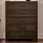 Viceray Collections Lodge and Loft 5-Drawer Chest in Dark Oak, , large