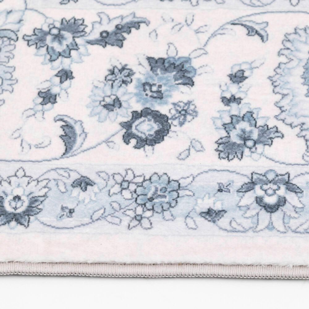 Central Oriental Trisha Yearwood Belmont Kamina 7&#39;10&quot; x 9&#39;6&quot; Grey and Ivory Area Rug, , large