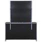 New Heritage Design Odessa 4-Piece Queen Bedroom Set in Charcoal and Silver, , large