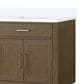 Lexora Home Abbey 80" Double Bathroom Vanity in Grey Oak with 2 cm White Cultured Marble Top and Rectangular Sinks, , large
