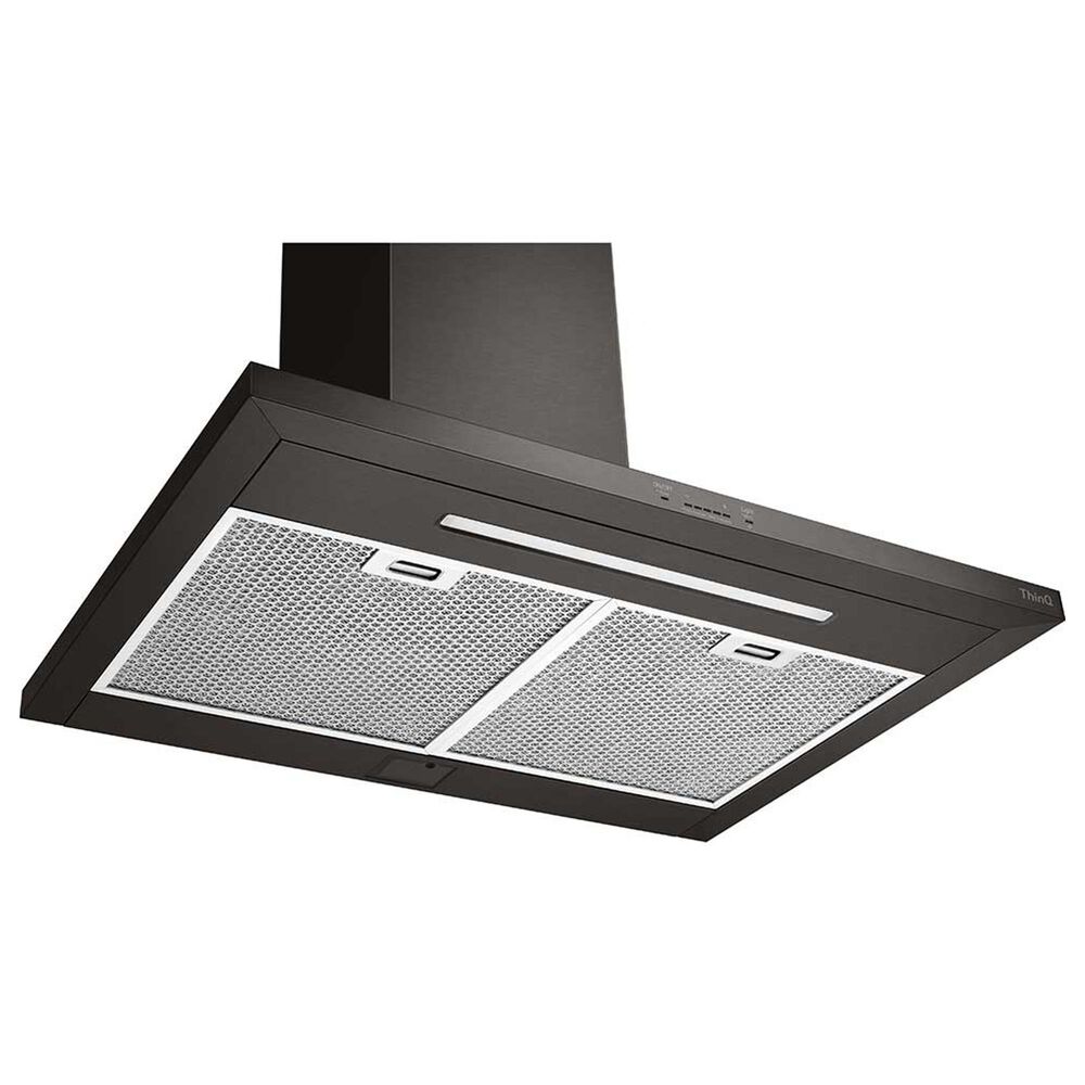 LG 30&quot; Wall Mount Chimney Hood in Black Stainless Steel, , large