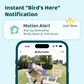 Birdfy Bird Feeder with Smart Camera and Solar Panel in Blue and White, , large