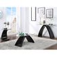 Furniture of America Bond 3-Piece Coffee Table Set in Black, , large