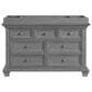 Oxford Baby Weston 7 Drawer Dresser and Changer Top in Dusk Gray, , large