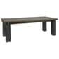 Classic Home Duncan 90" Dining Table in Suede Brown and Carbon Black - Table Only, , large