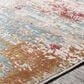 Surya Solar 5" x 7"6" Orange, Saffron, Red, Sky Blue, White, Gray and Charcoal Area Rug, , large