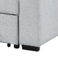 Global Furniture USA Stationary Sofa Sleeper with Reversible Chaise in Grey, , large