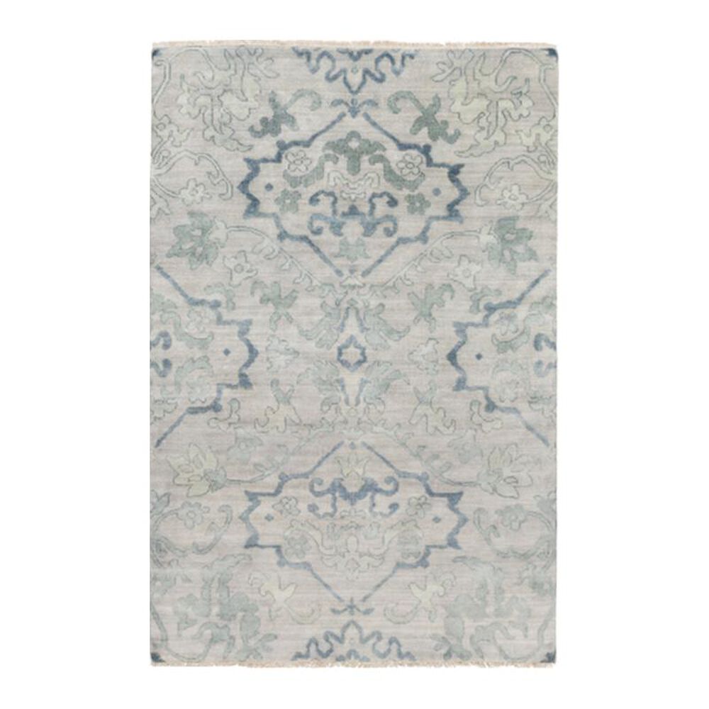 Surya Hillcrest HIL-9036 8" x 11" Aqua, Blue and Sea Foam Area Rug, , large