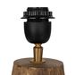 Teak Interiors Botanist Reclaimed Wood Table Lamp with Jute Shade and Swivel Neck in Natural, , large