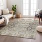 Dalyn Rug Company Karaj KJ9 9" x 12" Linen Indoor/Outdoor Area Rug, , large