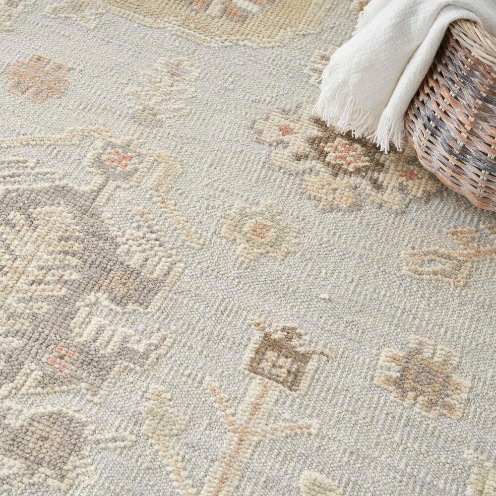 Nourison Whispers 9&#39; x 12&#39; Light Blue and Grey Area Rug, , large