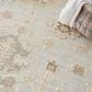 Nourison Whispers 9" x 12" Light Blue and Grey Area Rug, , large