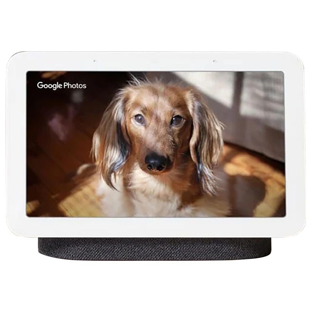 Google Nest Hub - Charcoal &#40;2nd Generation&#41; + Yale Lock Electronic Deadbolt in Satin Nickel, , large