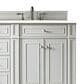 James Martin Vanities Bristol 72" Double Bathroom Vanity in Bright White with 3 cm White Zeus Quartz Top and Rectangular Sinks, , large