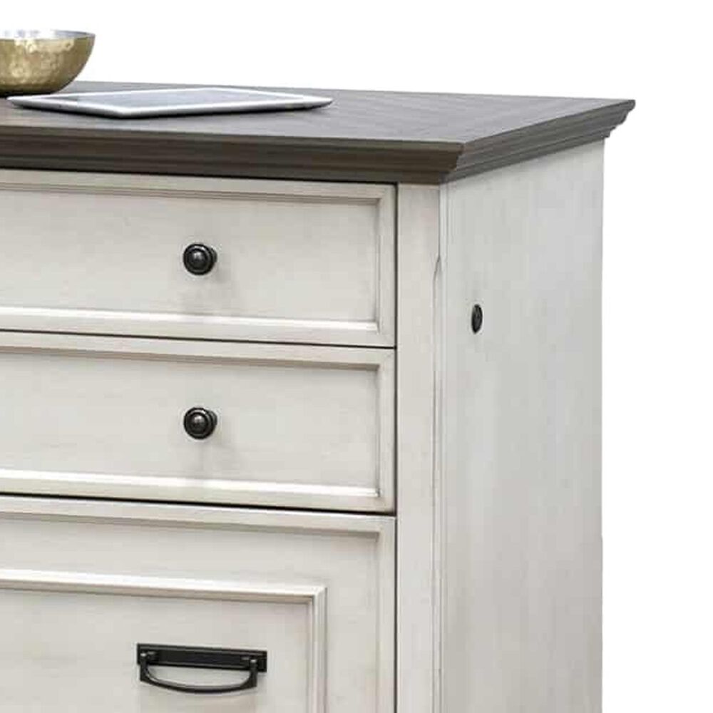 Wycliff Bay Hartford 2-Drawer Lateral File in White and Gray, , large
