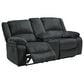 Ashley Draycoll Manual Reclining Sofa and Loveseat Set in Slate, , large