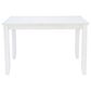Linon Home Decor Hamlet 5-Piece Rectangular Dining Set in White, , large