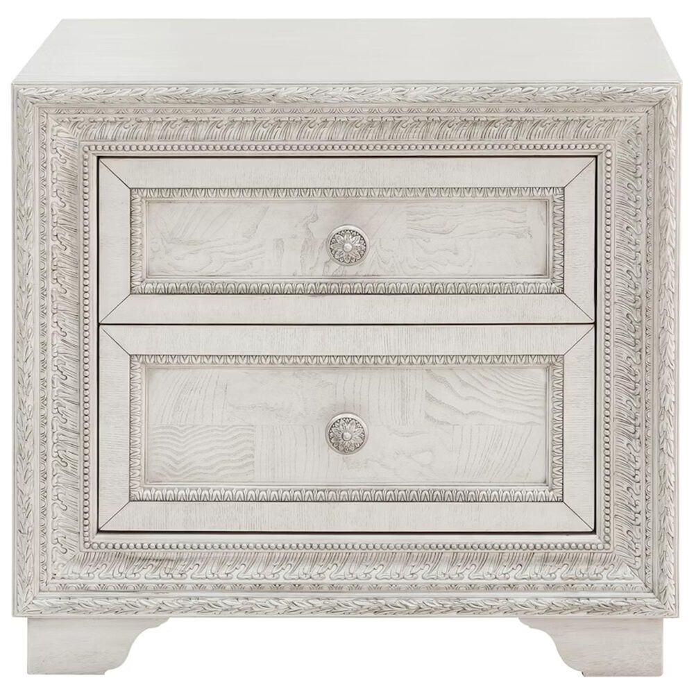 Chapel Hill Camila 3-Piece Queen Bedroom Set in White and Silver, , large