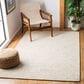 Safavieh Micro-Loop MLP178F 4" x 6" Light Grey and Ivory Area Rug, , large
