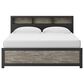 Ashley Broachmyn King Bookcase Bed in Black and Gray, , large