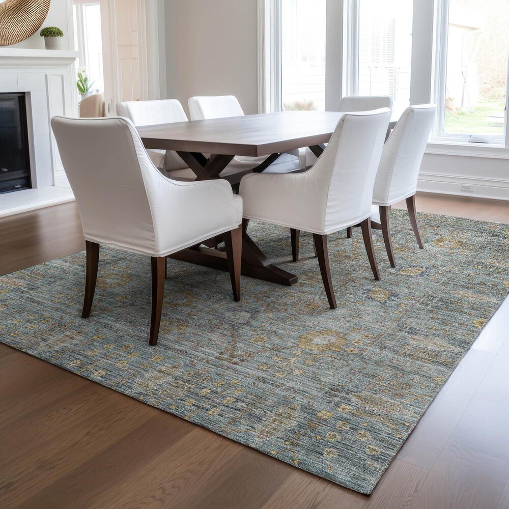 Dalyn Rug Company Solace SL9 5&#39; x 7&#39;6&quot; Teal Area Rug, , large