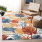 Safavieh Cabana CBN831A 3" x 5" Creme and Red Indoor/Outdoor Area Performance Rug, , large
