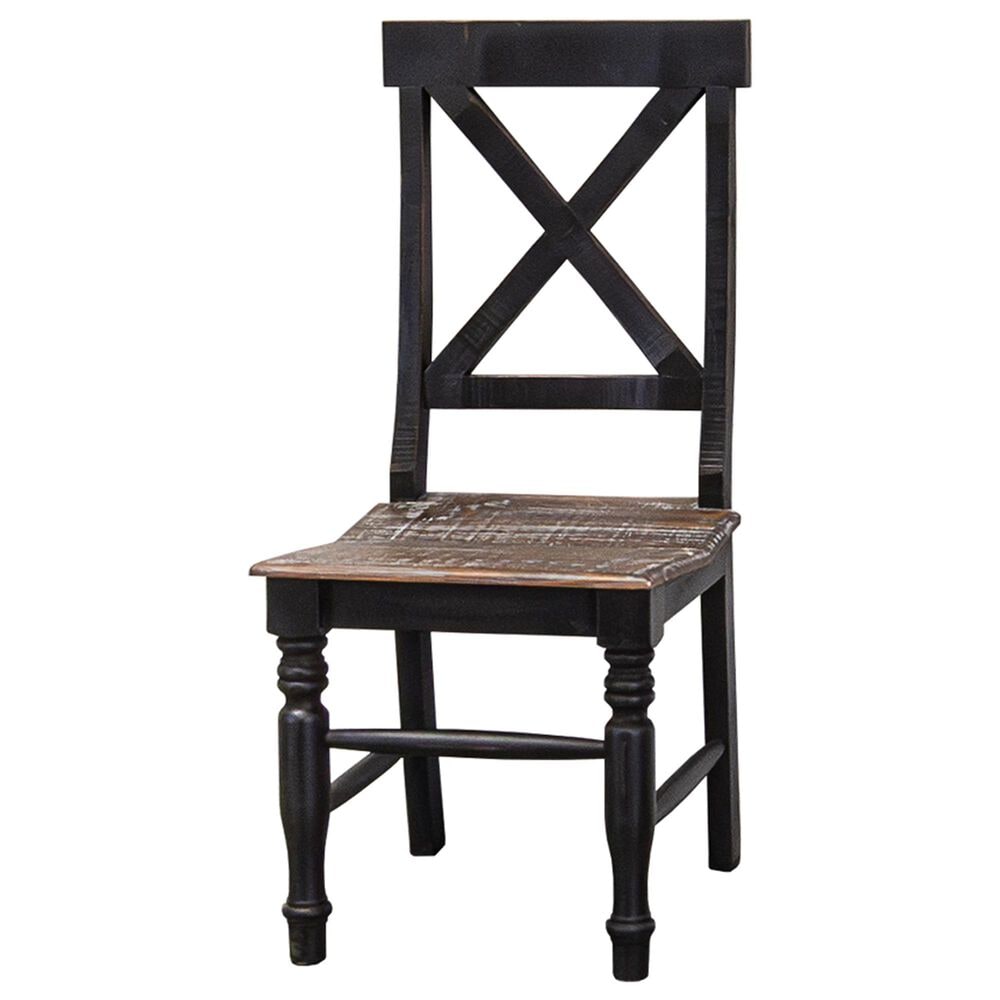 Ardent Home Savannah Side Chair in Frosted Brown and Sanded Black, , large