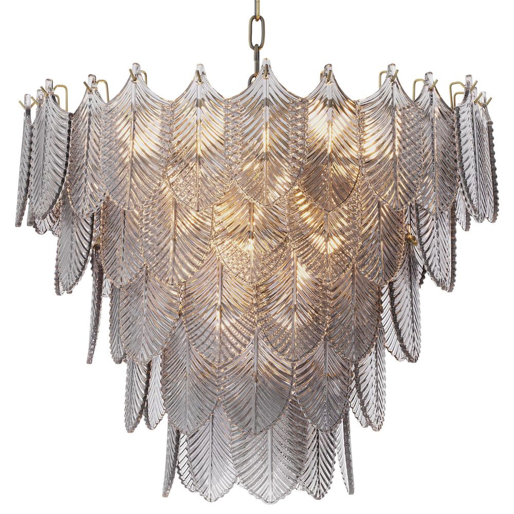 Eichholtz Verbier S Chandelier in Light Brushed Brass, , large