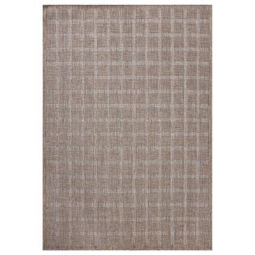 Amber Lewis x Loloi Topanga 9"2" x 12" Natural and Bone Indoor/Outdoor Area Rug, , large