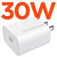 Hypercel 30W USB-C PD Fast Wall Charger Hub in White, , large