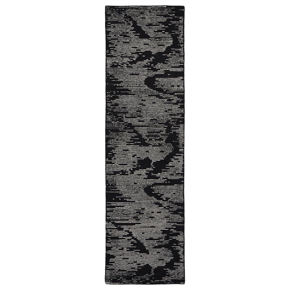 Nourison Ma30 Star 2"3" x 8" Black and Ivory Runner, , large