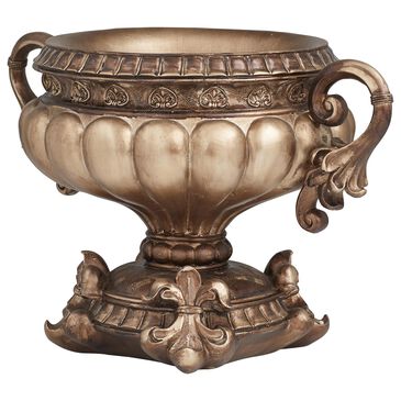 Maple and Jade Decorative Bowl in Bronze, , large