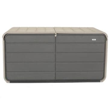 HOMLUX 200-Gallon Outdoor Storage Deck Box in Gray, , large