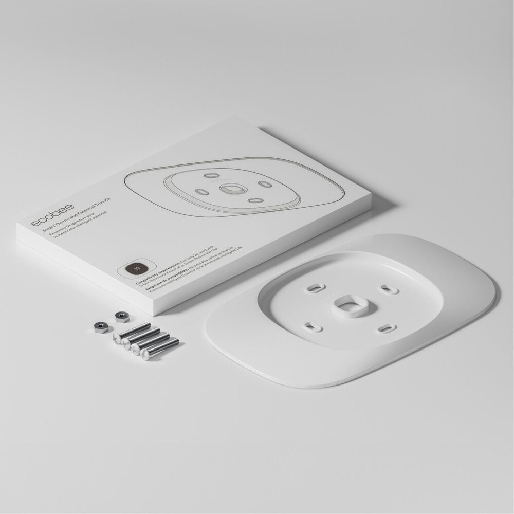 Ecobee Trim Plate - Made for ecobee Smart Thermostat Essential - Programmable Wi-Fi Thermostat Accessory, , large