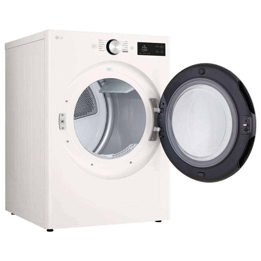 LG 5 Cu. Ft. Smart Front Load Washer and 7.4 Cu. Ft. Gas Dryer Laundry Pair in Alpine White, , large