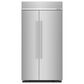 KitchenAid 25.5 Cu. Ft. Side By Side Built-In Refrigerator in Stainless Steel and PrintShield, , large