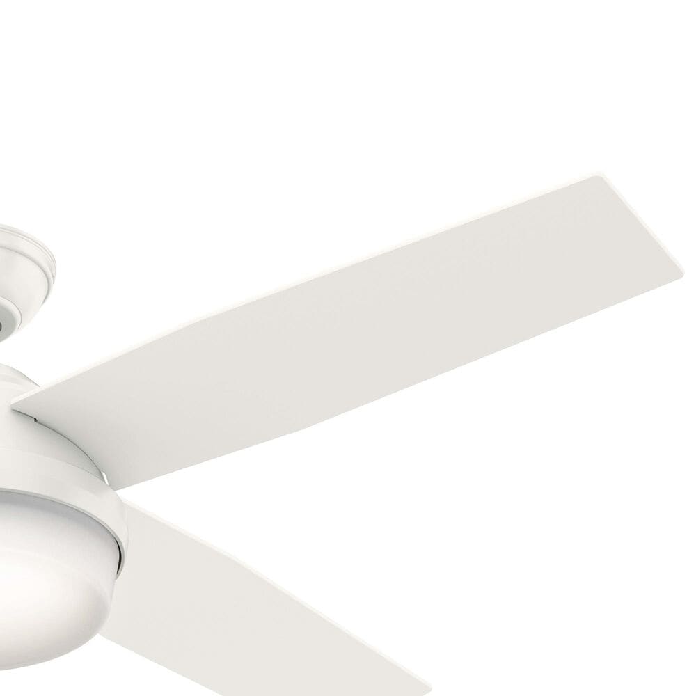 Hunter Dempsey 52&quot; Outdoor Ceiling Fan with Lights in Fresh White, , large