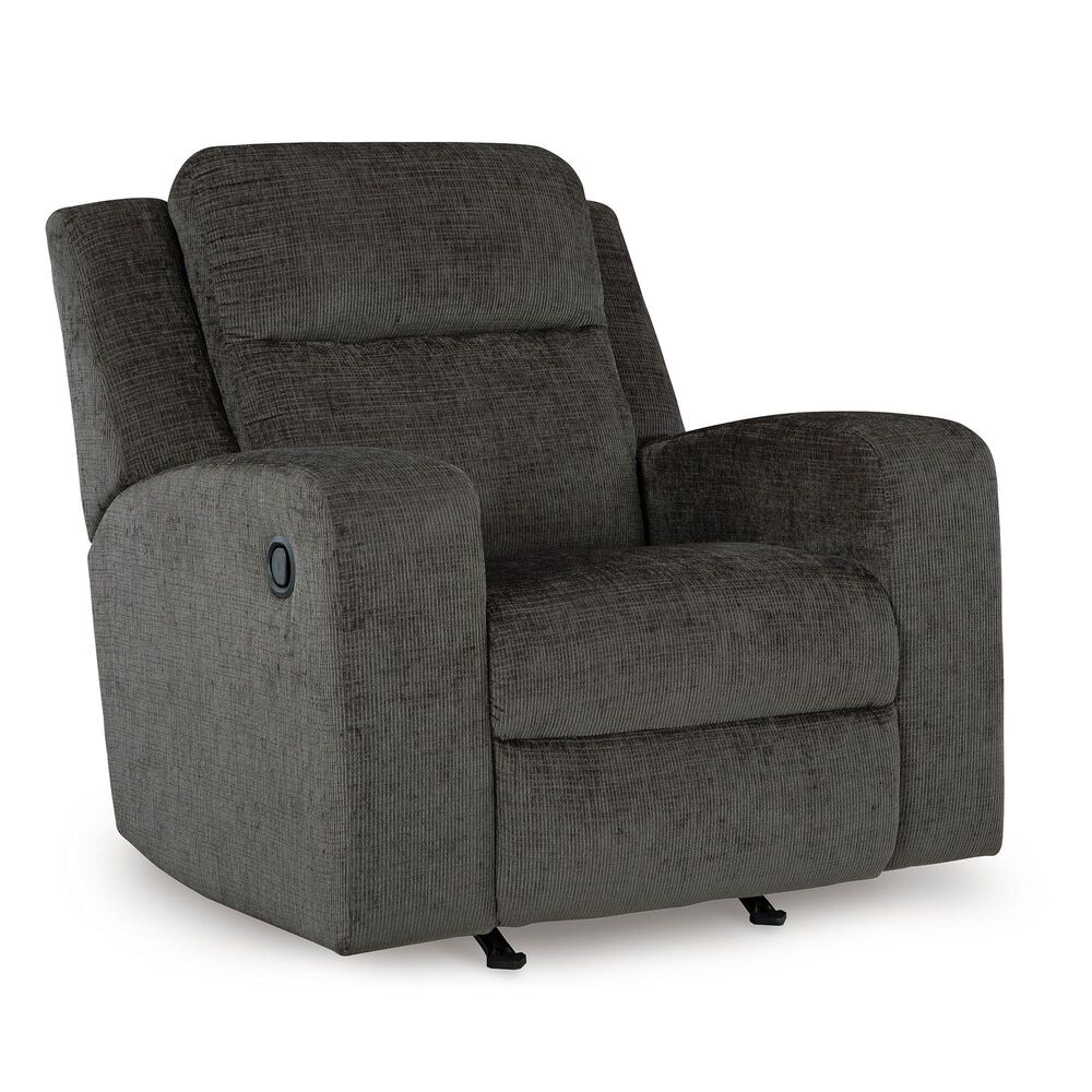 Ashley Kanlow Manual Rocker Recliner in Dusk, , large