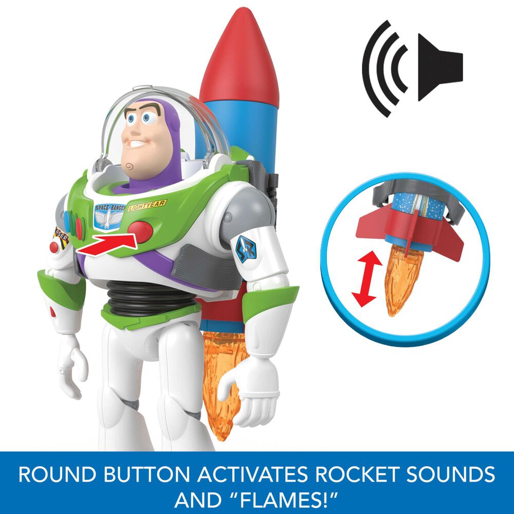 Disney Toy Story Buzz Lightyear Action Figure in Multicolor, , large
