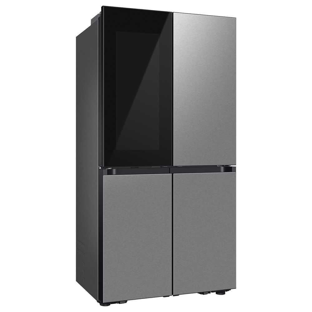 Samsung Bespoke 22.5 Cu. Ft. Bespoke 4-Door Flex French Door Refrigerator with Beverage Zone in Stainless Steel, , large