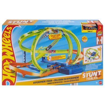 Hot Wheels Stunt Tracks Hypersphere Crash with 1 Die-Cast Car, , large