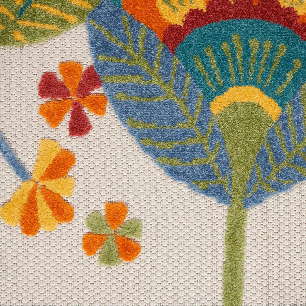 Nourison Aloha Multicolor 2"3" x 8" Indoor/Outdoor Runner, , large