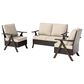 Sunwell Garden 3-Piece Patio Chat Set in Beige, , large