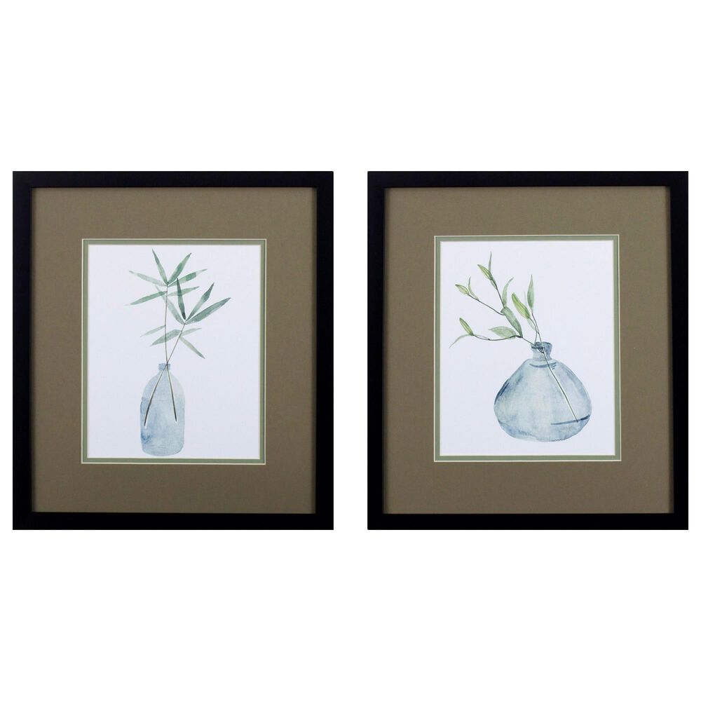 Propac Misty Wall Art in Blue (Set of 2), , large