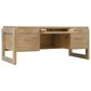 Hooker Furniture Kalamazoo Executive Desk in Aged Oak, , large