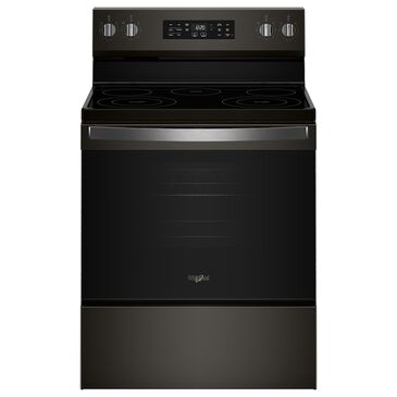 Whirlpool 5.3 Cu. Ft. Freestanding Electric Range in Black Stainless Steel, , large