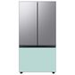 Samsung Bespoke Bespoke 3-Door French Door Refrigerator Top Panel in Stainless Steel, , large