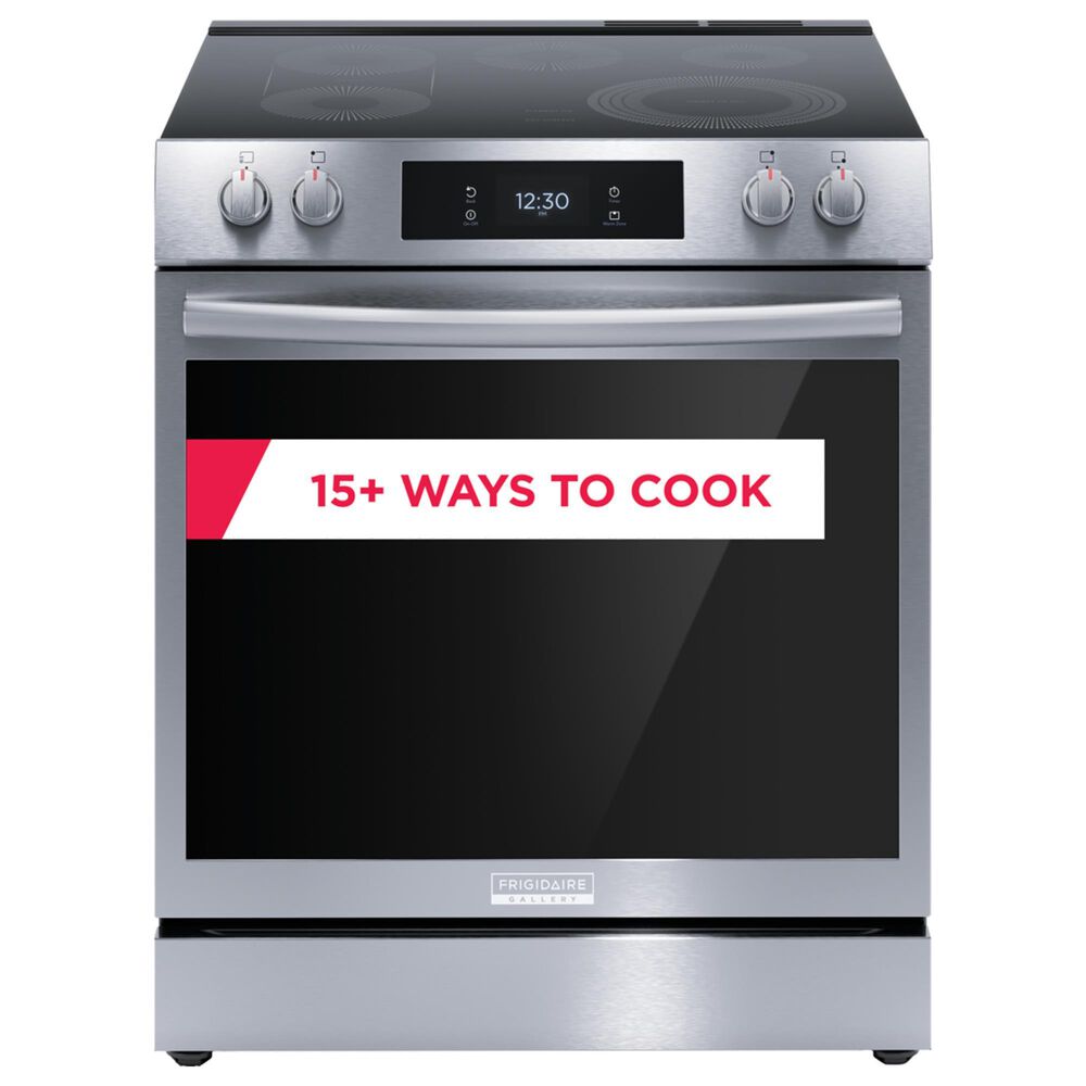 Frigidaire Gallery 2-Piece Kitchen Package with 30&quot; Free-Standing Electric Range and 1.9 Cu. Ft. Over-The-Range Microwave in Stainless Steel, , large