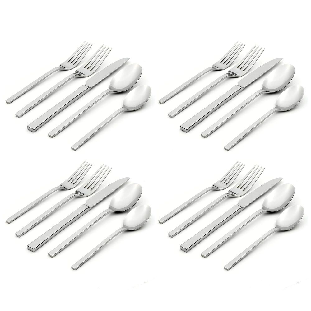 Lenox Allay 20-Piece Flatware Set in Stainless Steel, , large