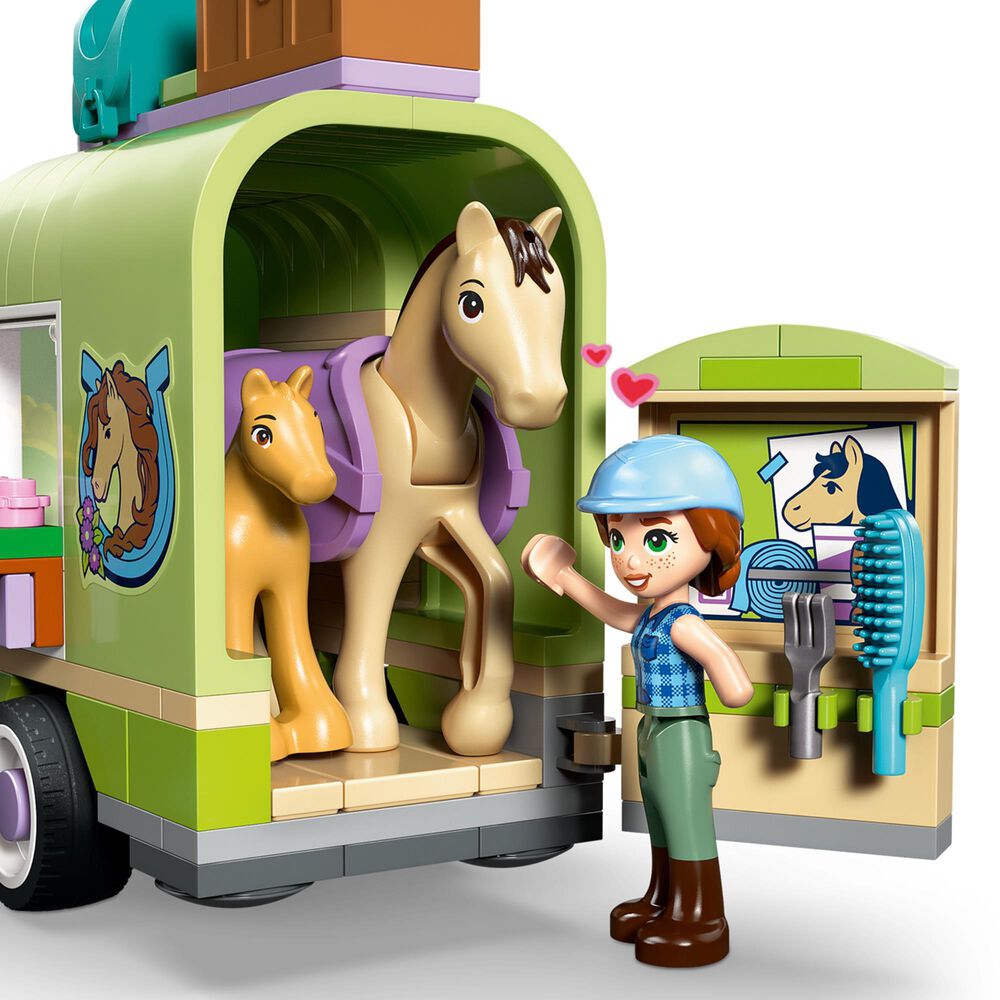LEGO Friends Horse and Baby Foal with Trailer Building Set, , large